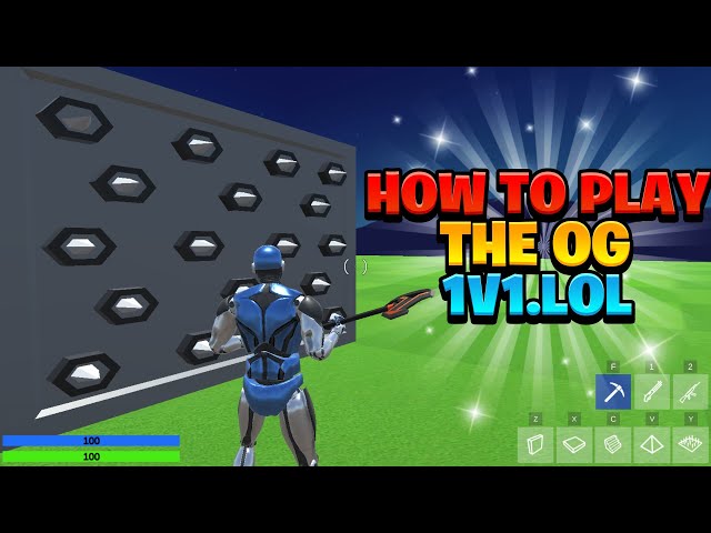 HOW TO PLAY THE *OG* 1V1.LOL (v1)- TUTORIAL