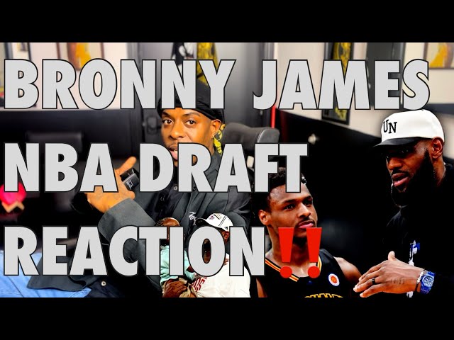 Bronny James NBA Draft reaction video