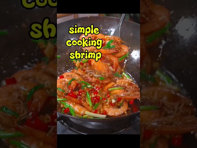 How to Simple cooking shrimp🦐 #cooking #shorts #easyrecipe