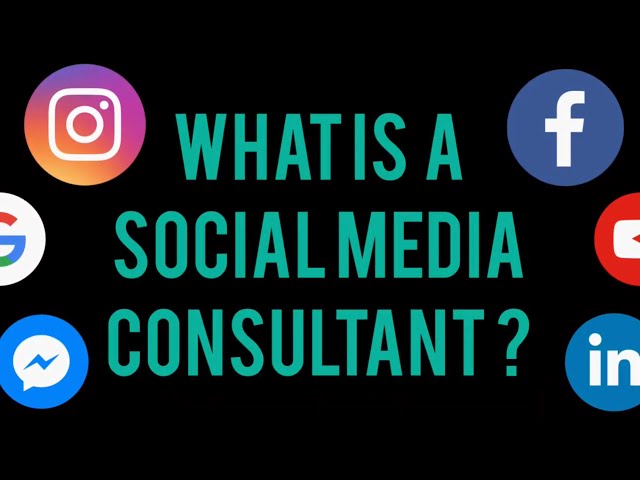 What is a social media consultant?