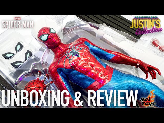 Hot Toys Spider-Man PS4 / PS5 Spider Armor MKIV Unboxing & Review