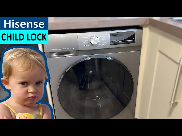 Hisense Washing Machine Child Lock and How to turn on Child Lock on Hisense Washing Machine