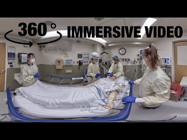 360° Video: Resuscitation of a COVID-19 Patient w/ Respiratory Failure Best Practices Demonstration