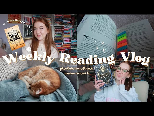 Weekly Reading Vlog | Unpopular opinions, pilates and a concert