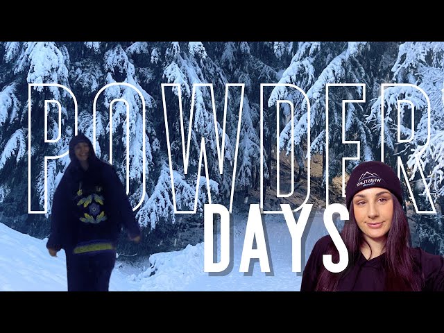 What a POW day looks like in Whistler Blackcomb (snow asmr vlog)