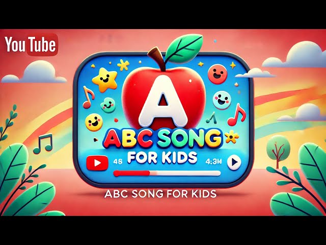 ABC Song for Kids | A is for Apple 🍎, B is for Ball ⚽ | Fun Alphabet Learning