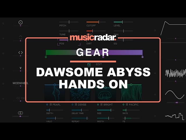 Dawsome Abyss visual atmospheric synth - hands on