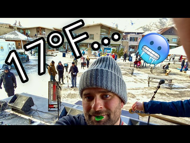 We played an outdoor show in the Canadian Winter... Vlog #1