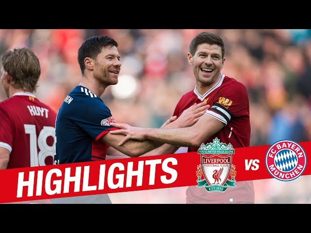 Highlights: Liverpool Legends 5-5 FC Bayern Legends | Alonso, Gerrard, Kuyt and more