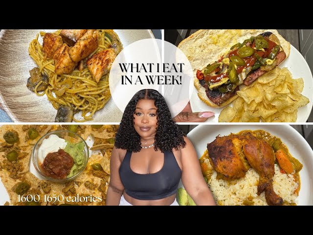 WHAT I EAT IN A WEEK| HEALTHY COMFORT FOODS! 1600-1650 CALORIES A DAY! MENSTRUAL CRAVINGS! LAZY WEEK