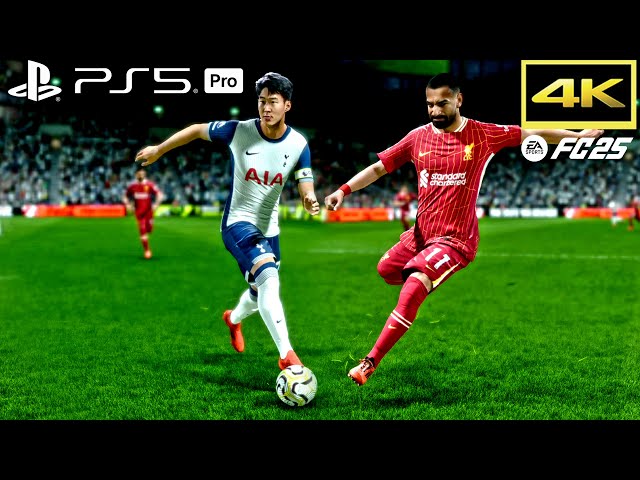 Ps5 Pro FC 25 | Tottenham Hotspur vs Liverpool  Ft. Mohamed Salah,  Son Heung-min | Premier League