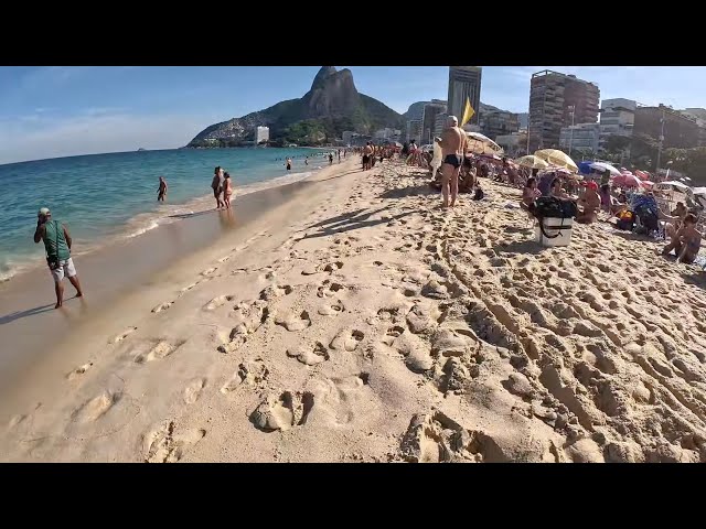 🔥LIVE 4K 🙀 Unbelievable ❤️‍🔥 Beach Parties in Rio de Janeiro 👙 Ipanema & Leblon Beaches 2025