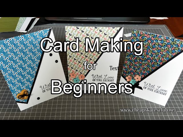 Card Making on a Budget - Waste Not, Want Not Crafting