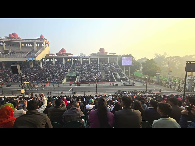 wagah Border Ceremony #wagahborder #amritsar #india