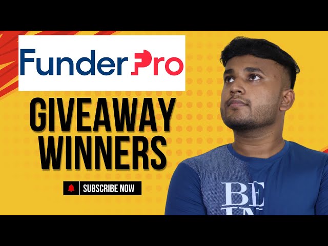 Funderpro Giveaway Winners REVEALED!