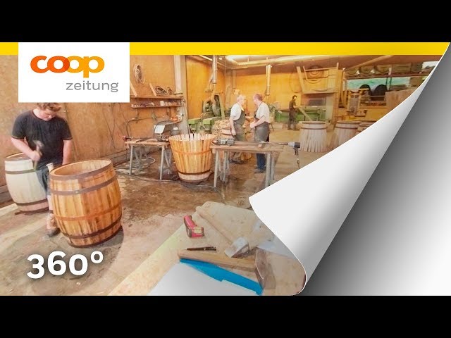 Vom Brett zum Barrique-Fass - Ein 360° Rundgang beim Küfer