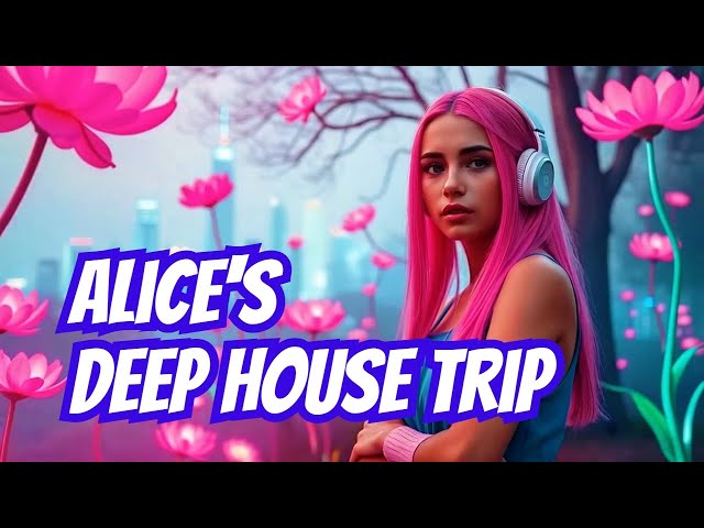 Deep House Beats in an AI-Created Alice Wonderland Adventure