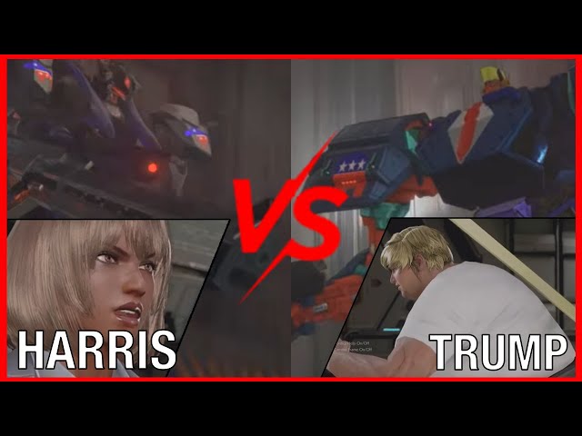 Breaking News - Presidential Debate turns violent Trump vs Harris in Tekken and AC6