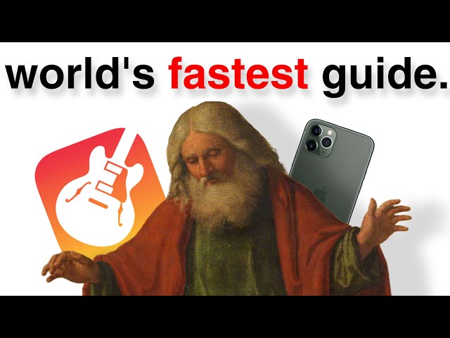 how to become a garageband ios god (in 82 seconds)