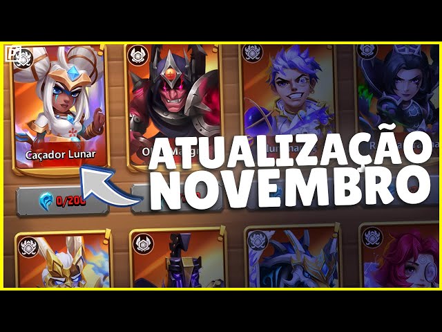 FINALMENTE A ATUALIZAÇÃO DE NOVEMBRO DO CASTLE CLASH CHEGOU!!