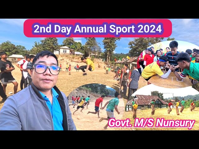 2nd Day Annual Sport 2024 || Govt. M/S Nunsury , Lunglei , Mizoram (Northeast )