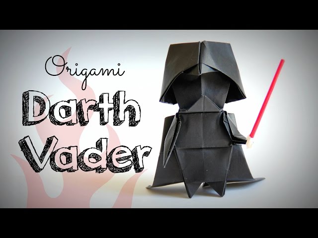 How to make an origami Darth Vader (Star Wars)