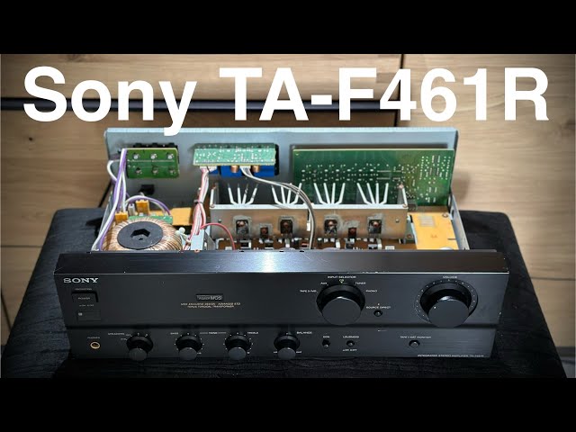 Sony TA-F461R Integrated Stereo Amplifier Demo