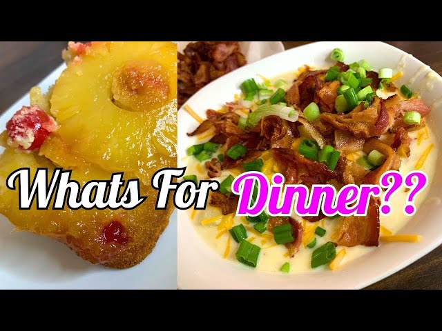 WHATS FOR DINNER??? BUDGET FRIENDLY EASY DINNER IDEAS Jessies Little Kitchen