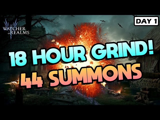 44 MORE SUMMONS + Finally Under the Stamina Cap! || DAY 1 F2P (Part 2) || Watcher of Realms