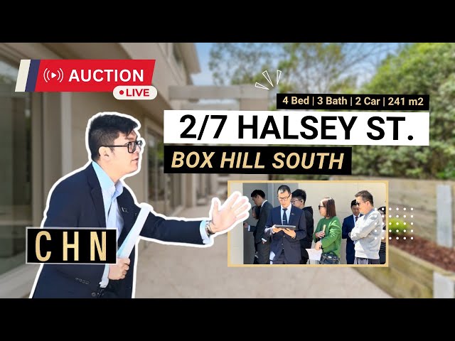 Live Auction @ 2/7 Halsey Street, Box Hill South