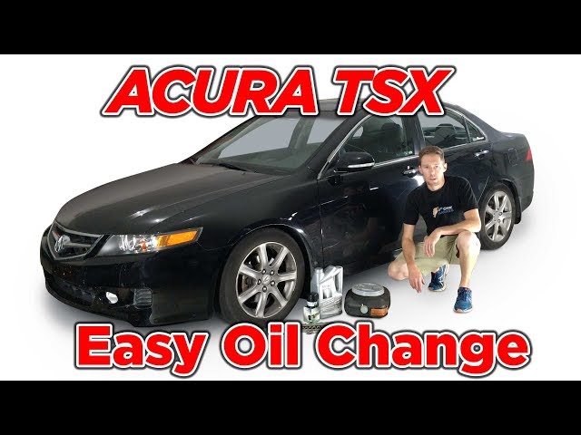 How to Change Oil, Filter & Reset Service Light - Acura TSX, 2004-2008