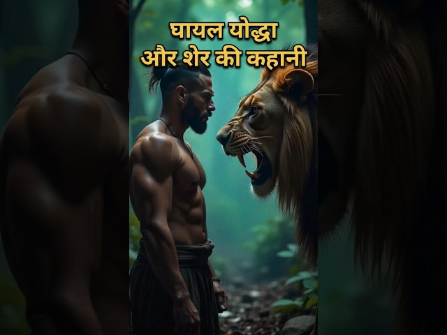 A warrior was running but mate a Lion instead 🦁 #motivation #lion #viralvideo #ytviral #shorts