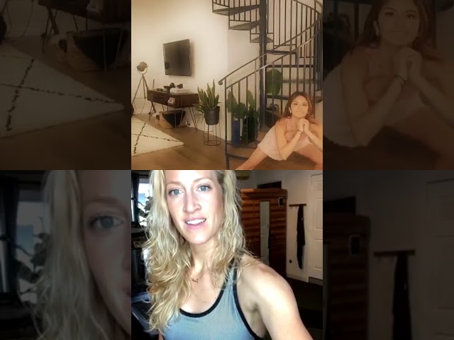 Erin Lim Workout Instagram Live 4/17/2020 Hannah Joy Jackson Fitness E! The Rundown Quarantine COVID