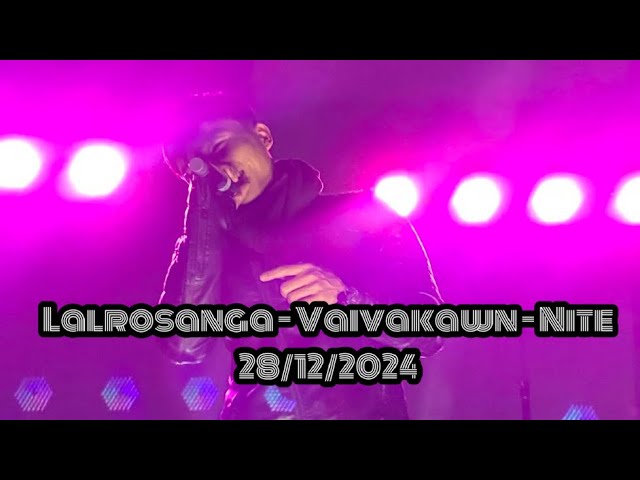 Lalrosanga Vaivakawn Nite 28/12/2024 #rsa #jlalrosanga #youthicon #concert #mizoram