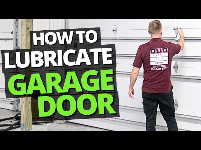 How to Lubricate a Garage Door for Owners in Panama City Florida & Surrounding Area