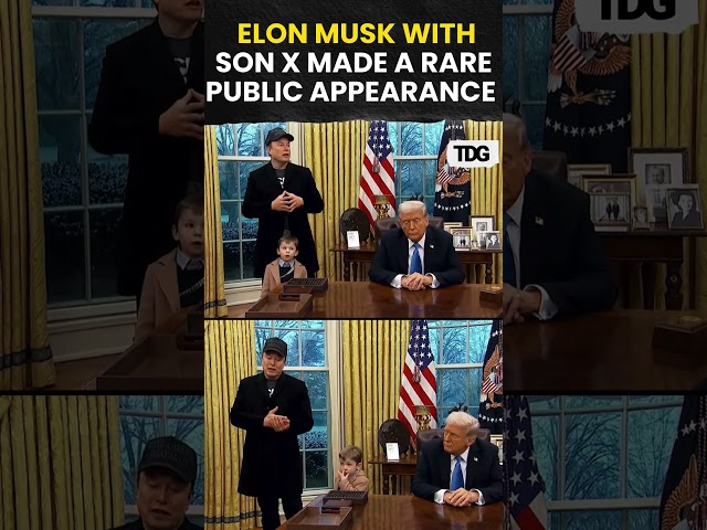 Elon Musk's Son Steals the Show at White House with Playful Antics