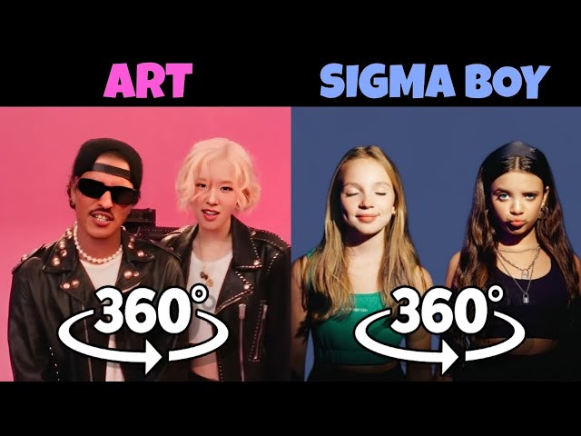 360º VR ROSÉ & Bruno Mars - APT vs Sigma Boy / Edit Version