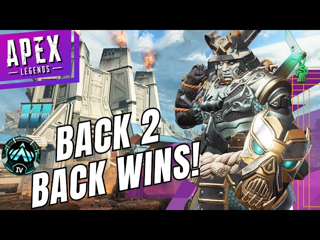 Gibby is UNSTOPPABLE! Back 2 Back VICTORIES in Apex Legends Ranked