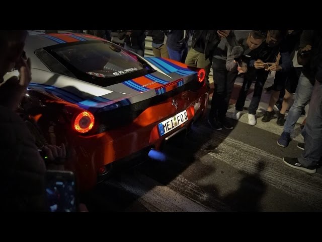 Ferrari 458 Speciale with F1 Exhaust FLAMES & Revs