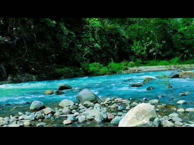 flowing water white noise for sleeping and relax , stress relief , healing