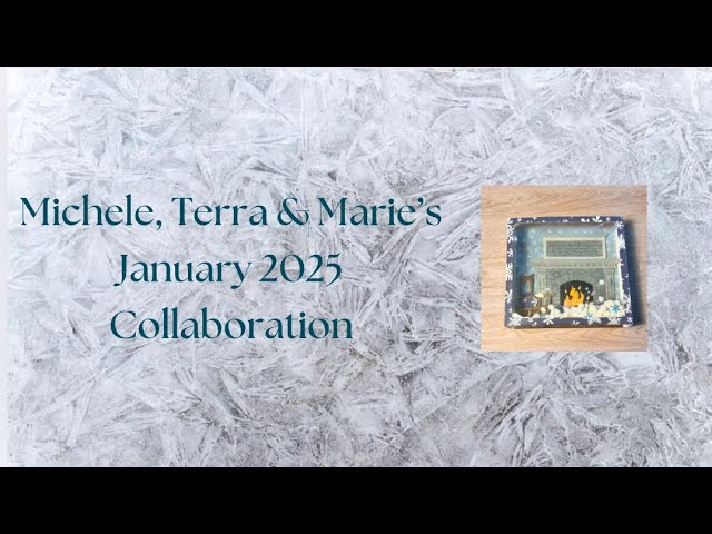 Michele, Terra and Marie’s 1st 2025 collab - Winter scene card