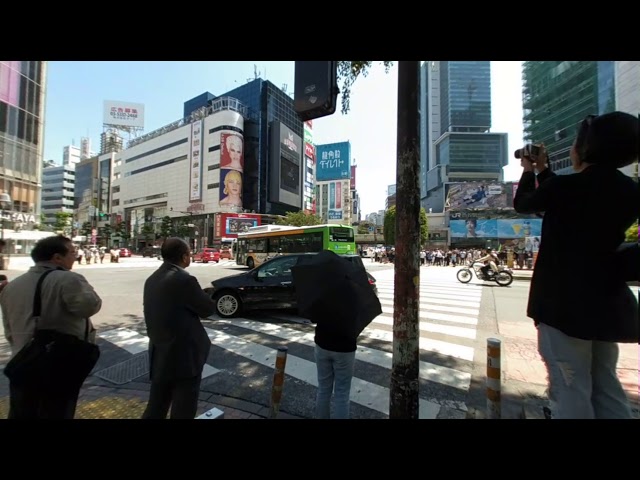 VR180 Lenovo MIrage CAMERA Test Footage 'Intersection of Shibuya'