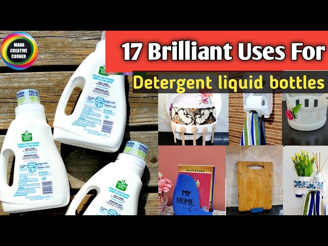 17 Brilliant Ways to Reuse Empty Detergent Bottles | 17 Clever ways to repurpose Detergent bottles