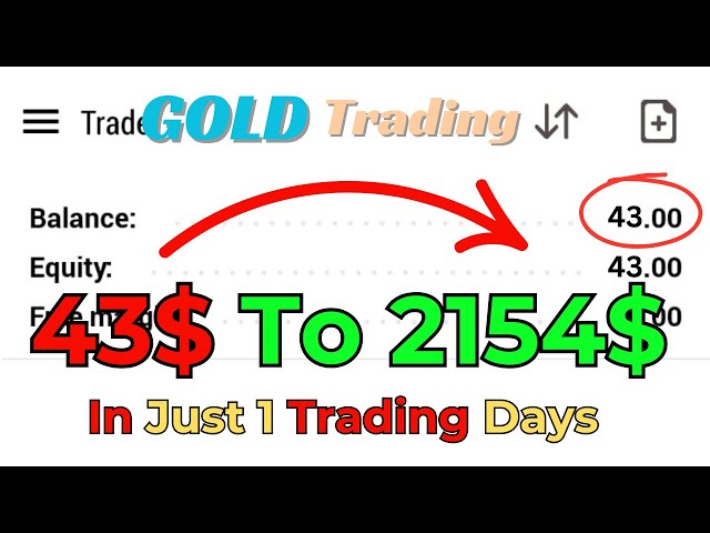 Turning $43 into $2154 Overnight – Watch How We Made Money In Forex Trading Market! Option Buying