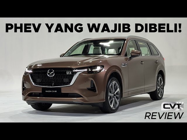 KAKAKNYA CX-60, BERMESIN PHEV! MAZDA CX-80 SIAP MELAWAN GEMPURAN SUV EROPA!