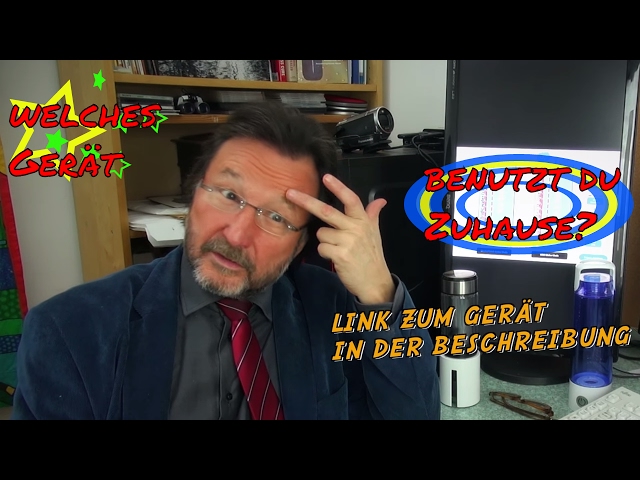 Karl Heinz Asenbaum welches Gerät benutzt der Experte, alle 3 Wochen ein neues Gerät zum Testen