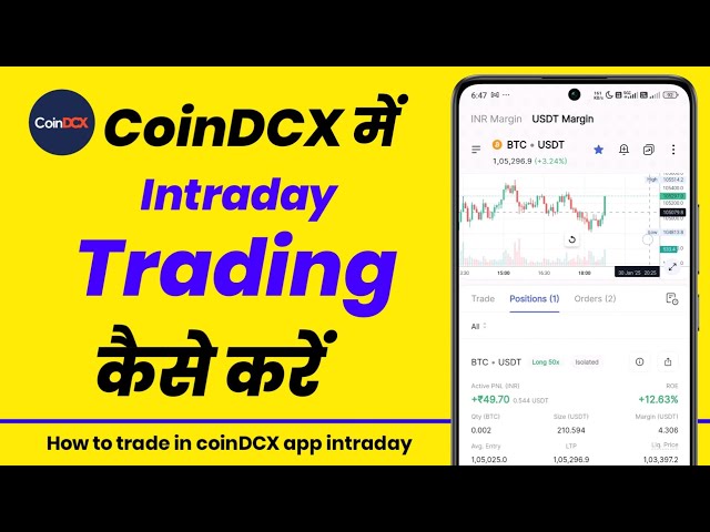 Coindcx me intraday trading kaise kare | Coindcx futures trading tutorial