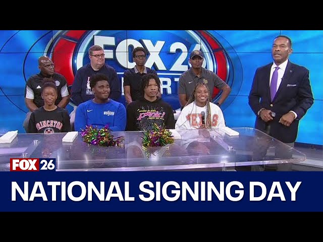 Houston-area athletes on National Signing Day!