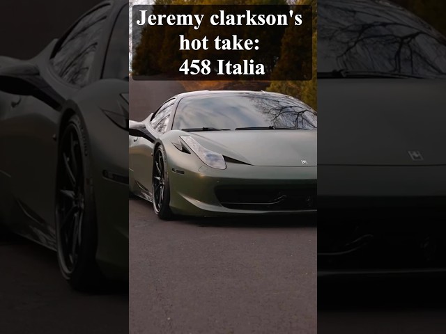 Jeremy Clarksons opinion on the Ferarri 458 #automobile #topgear #ferrari