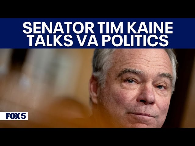 Sen. Tim Kaine talks VA politics amid re-election campaign